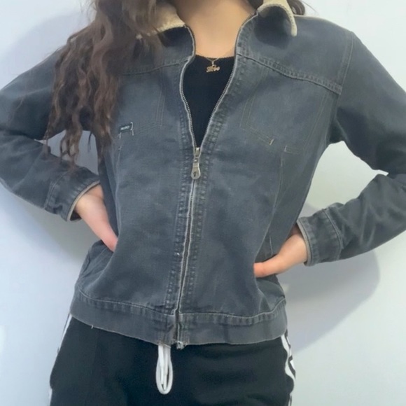 Dark Jean Jacket - Picture 2 of 4